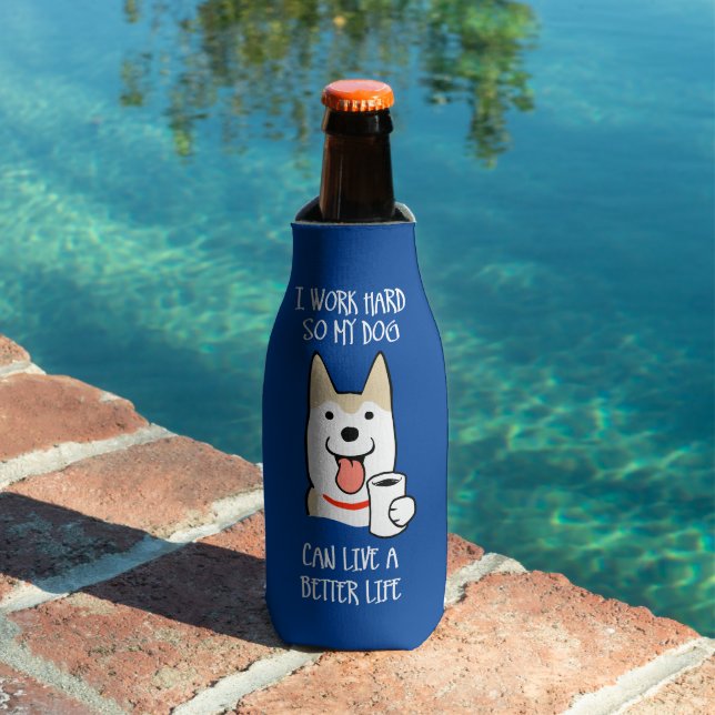 Rafraichisseur De Bouteilles Je travaille dur (Piscine in situ)