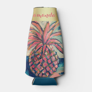 Rafraichisseur De Bouteilles Joli rose Or tendance Ananas