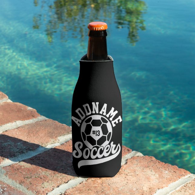Rafraichisseur De Bouteilles Joueur de football AJOUTER LE NOM Équipe de footba (Piscine in situ)
