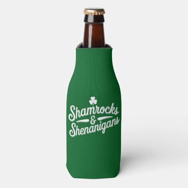 Rafraichisseur De Bouteilles Joyeuse Saint-Patrick Chance Shamrock & Shenanigan (Bottle Devant)