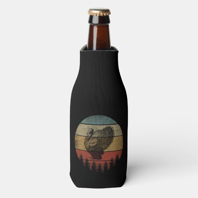 Rafraichisseur De Bouteilles Joyeux dindon de Thanksgiving (Bottle Devant)