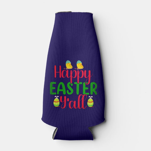 Rafraichisseur De Bouteilles Joyeux jour de Pâques Y'all-29791 (Devant)