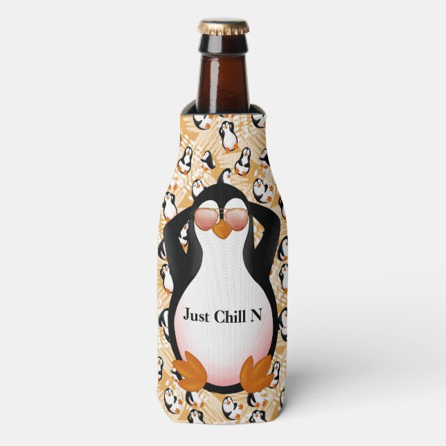 Rafraichisseur De Bouteilles Just Chill N Pingouin (Bottle Devant)