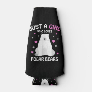 Rafraichisseur De Bouteilles Juste Une Fille Qui Aime Les Ours Polaires Les Fil