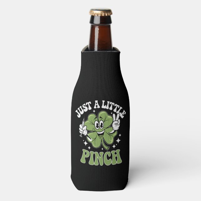 Rafraichisseur De Bouteilles Juste une petite pince infirmière Saint-Patrick  (Bottle Devant)