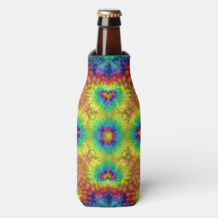 Rafraichisseur De Bouteilles Kaléidoscope vintage de fractale de ciel de