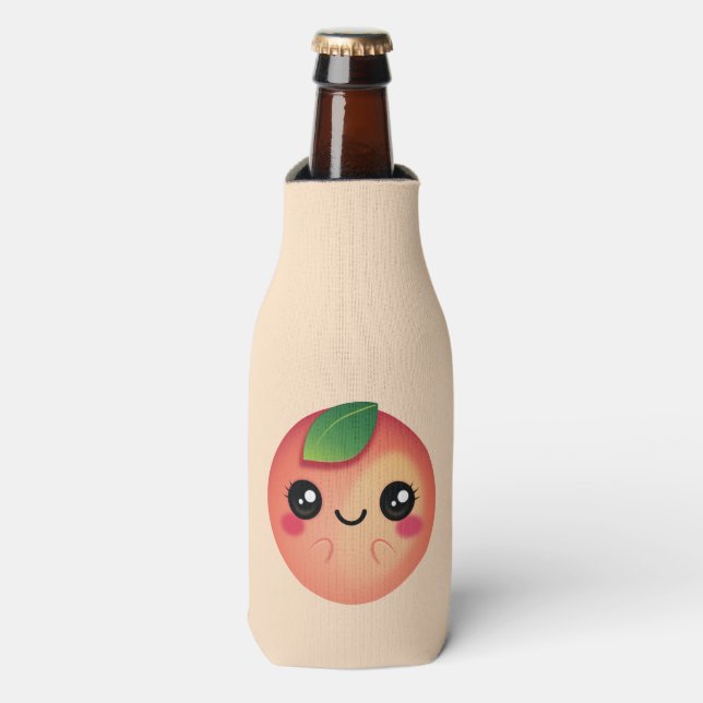 Rafraichisseur De Bouteilles Kawaii Peach (Bottle Devant)