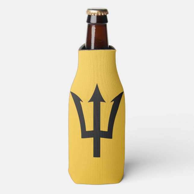 Rafraichisseur De Bouteilles La Barbade Drapeau Seltzer peut refroidir (Bottle Devant)