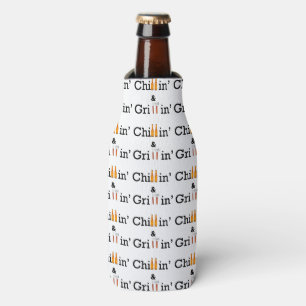 Rafraichisseur De Bouteilles La bouteille de Chillin et de Grillin et peut