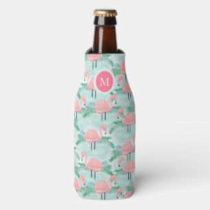 Rafraichisseur De Bouteilles Lagune rose tropicale de Flamants roses