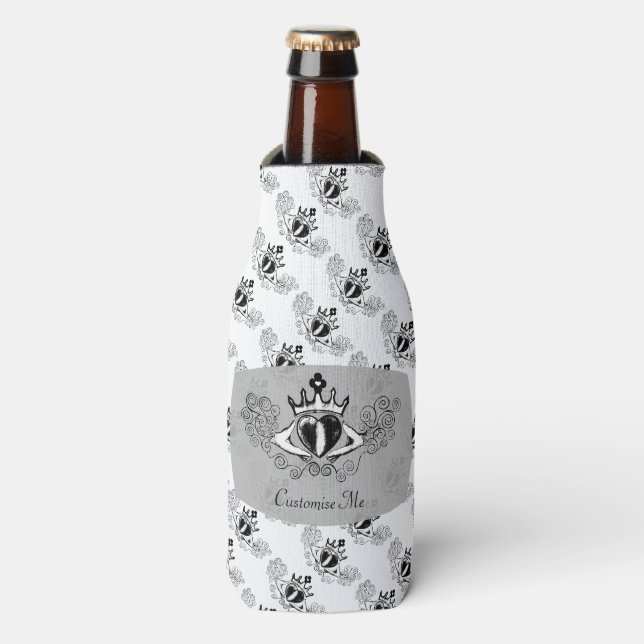 Rafraichisseur De Bouteilles Le Claddagh (noir) (Bottle Devant)
