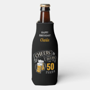 Rafraichisseur De Bouteilles L'Or Noir Bravo Et Bières N'Importe Quel Âge Anniv