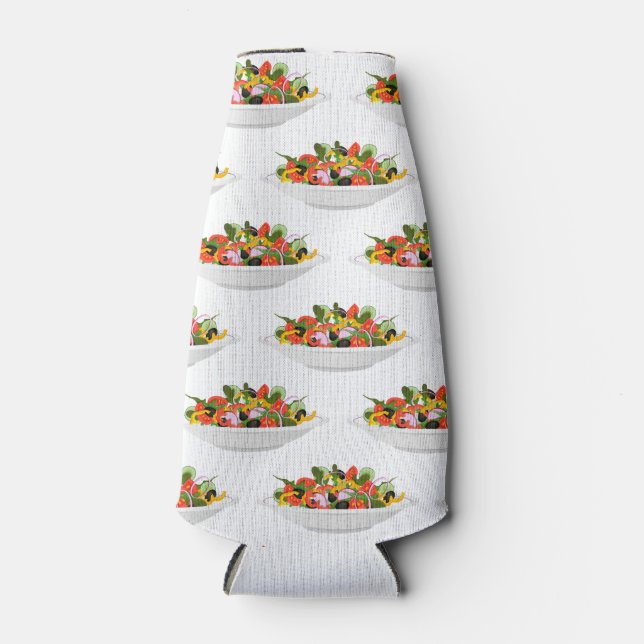 Rafraichisseur De Bouteilles Mangez plus de plantes frais motivation salade let (Devant)