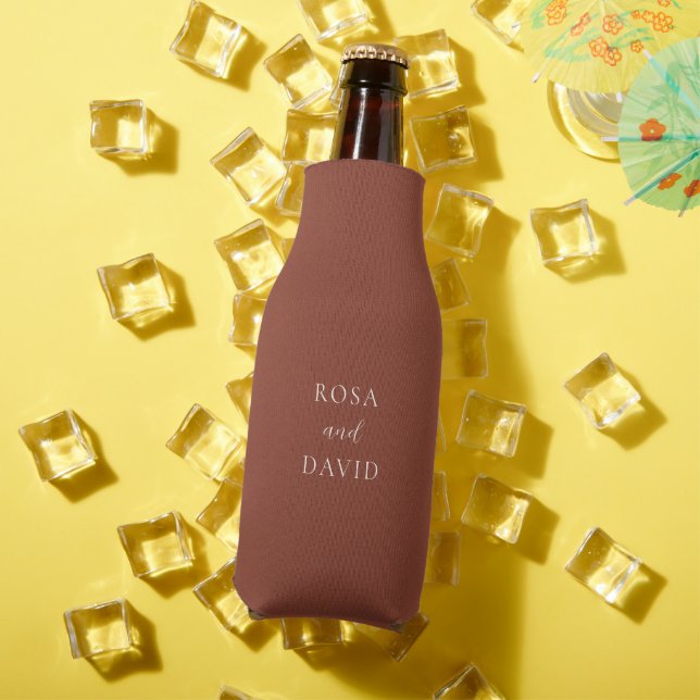 Rafraichisseur De Bouteilles Mariage Moderne Éditorial Cuivre Rustique (Été in situ)