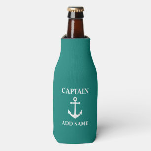 Rafraichisseur De Bouteilles Marine de capitaine Add Name Boat Name d'Ancre de
