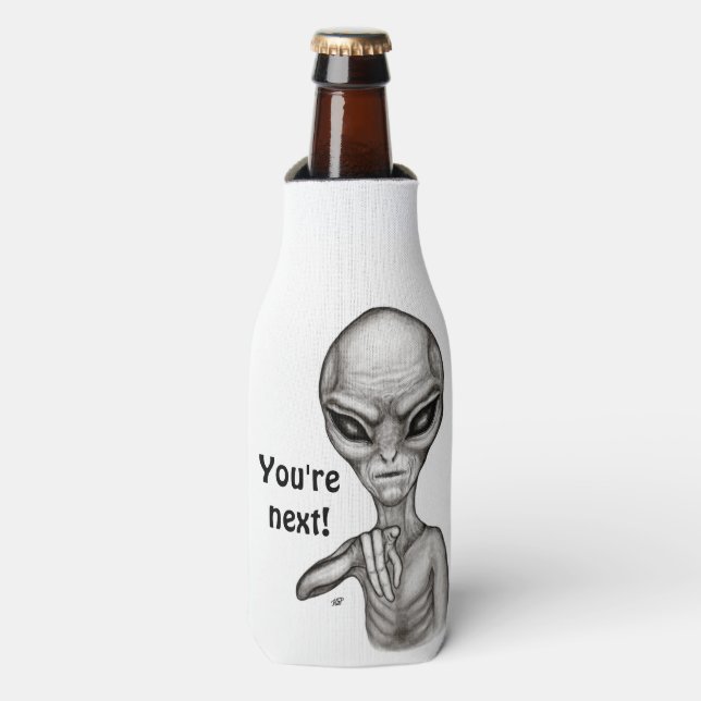 Rafraichisseur De Bouteilles Mauvais Alien, Tu es le prochain ! (Bottle Devant)
