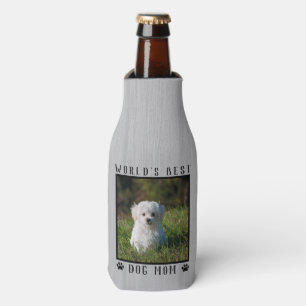 Rafraichisseur De Bouteilles Meilleure Maman de Chien au Monde Empreintes de Pa