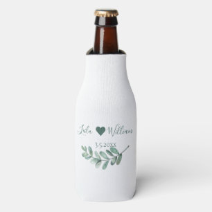 Rafraichisseur De Bouteilles Minimaliste botanique en bon état de mariage