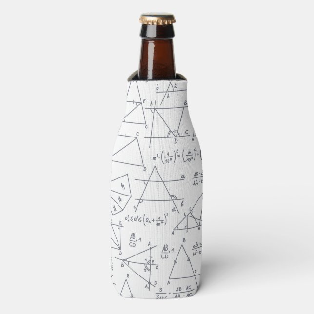 Rafraichisseur De Bouteilles Modèles de graphiques de calculs manuscrits de mat (Bottle Devant)