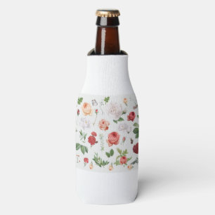 Rafraichisseur De Bouteilles Motif à fleurs, Rose