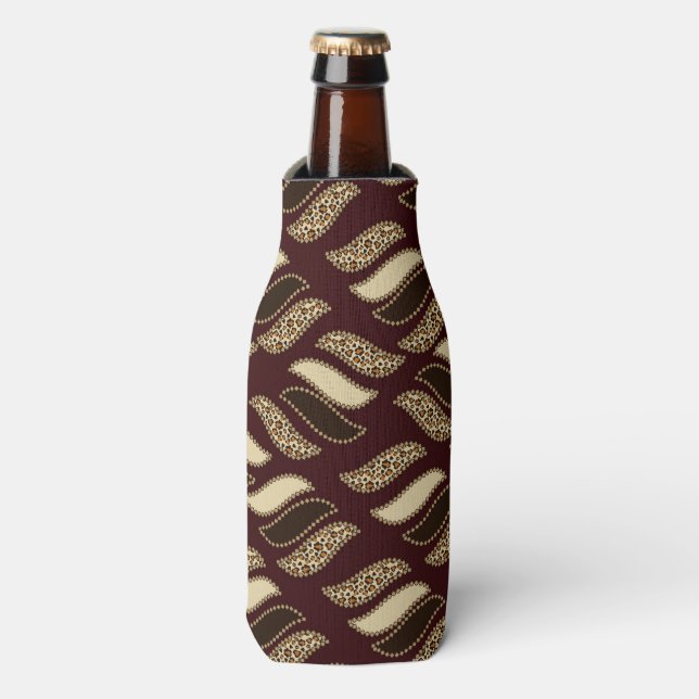 Rafraichisseur De Bouteilles Motif africain de la peau de guépard (Bottle Devant)
