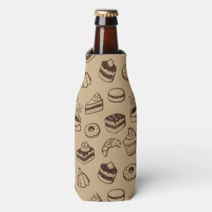 Rafraichisseur De Bouteilles Motif avec des gâteaux, des desserts et la