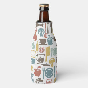Rafraichisseur De Bouteilles Motif avec des icônes de cuisine