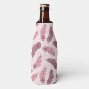 Rafraichisseur De Bouteilles motif avec plumes de paon