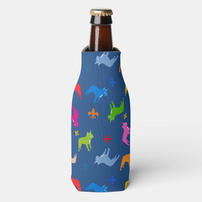 Rafraichisseur De Bouteilles Motif Bouledogue (Bottle Devant)