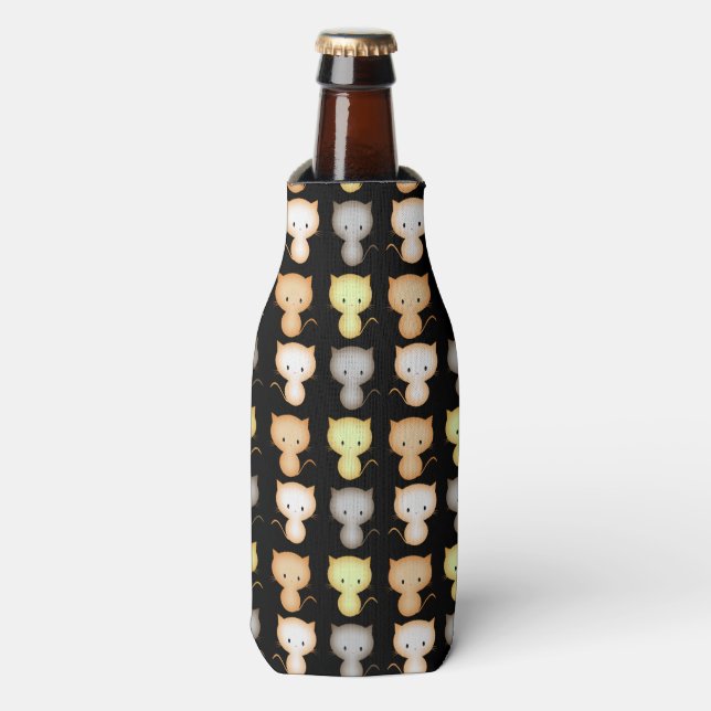 Rafraichisseur De Bouteilles Motif de chatons mignons (Bottle Devant)