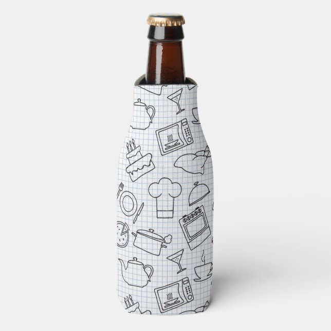 Rafraichisseur De Bouteilles Motif de cuisine 4 (Bottle Devant)