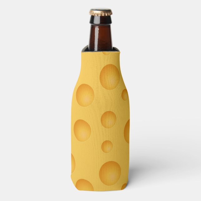 Rafraichisseur De Bouteilles Motif de fromage jaune (Bottle Devant)