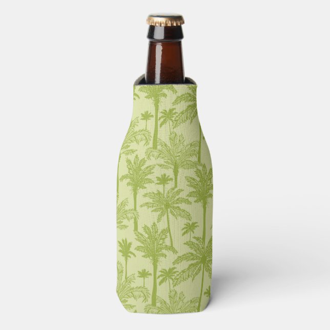 Rafraichisseur De Bouteilles Motif de palmiers verts (Bottle Devant)