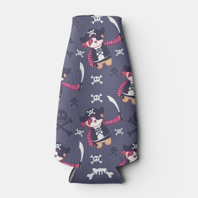 Rafraichisseur De Bouteilles Motif d'ours Panda Pirate (Devant)