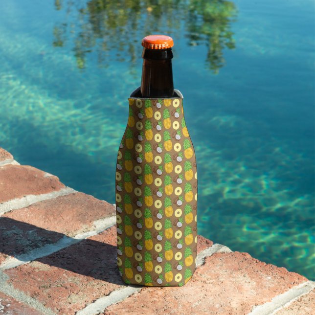 Rafraichisseur De Bouteilles motif "Pineapple Coconut Bliss" (Piscine in situ)