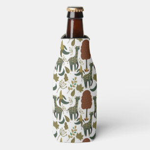 Rafraichisseur De Bouteilles Motif sans couture Giraffe motif floral coloré