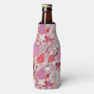 Rafraichisseur De Bouteilles Motif savoureux avec des oiseaux et des fleurs