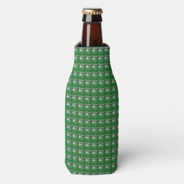 Rafraichisseur De Bouteilles Motif vert (Bottle Devant)