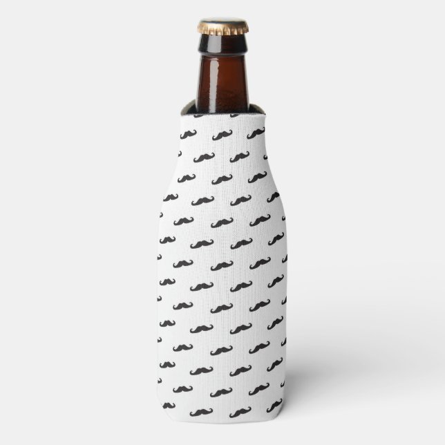 Rafraichisseur De Bouteilles Mustache hipster motif 2 (Bottle Devant)
