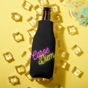 Rafraichisseur De Bouteilles Neon Carpe Diem Word Art  
