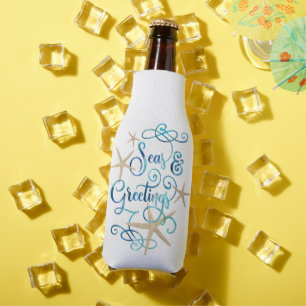 Rafraichisseur De Bouteilles Noël côtier MER & SALUT Personnalisé