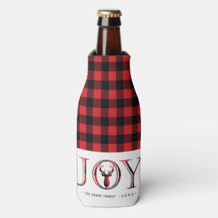 Rafraichisseur De Bouteilles Noël Plaid personnalisé
