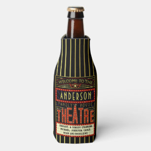 Rafraichisseur De Bouteilles Nom de famille fait sur commande du chapiteau   de