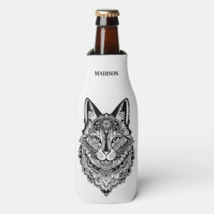 Rafraichisseur De Bouteilles Nom personnalisé Chat ornemental
