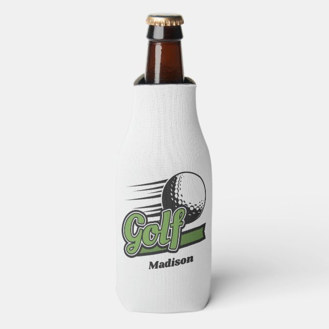 Rafraichisseur De Bouteilles Nom personnalisé Golf (Bottle Devant)