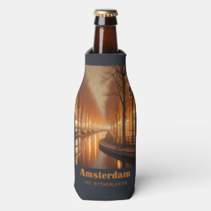 Rafraichisseur De Bouteilles Nom personnalisé / Texte Amsterdam