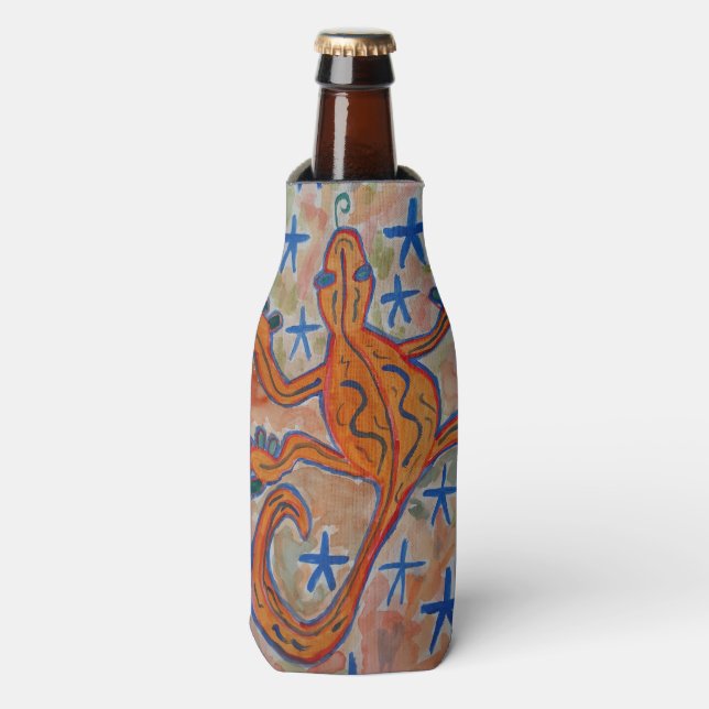Rafraichisseur De Bouteilles Orange Gecko (Bottle Devant)