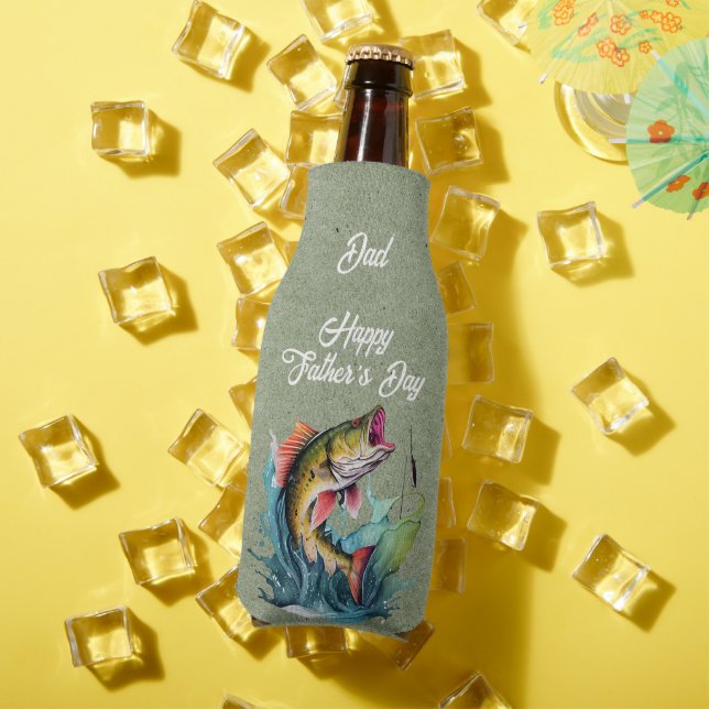 Rafraichisseur De Bouteilles Papa Bonne Fête des Pères Poisson Vert Grand Frapp (Été in situ)