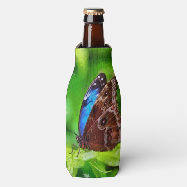 Rafraichisseur De Bouteilles Peinture à papillon (Bottle Devant)