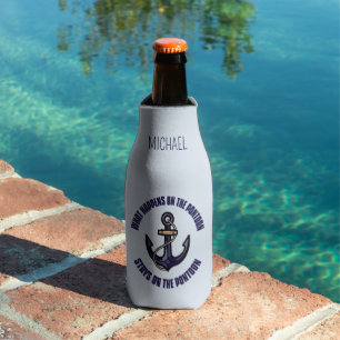 Rafraichisseur De Bouteilles Personnalisé Funny ce qui se passe sur le ponton